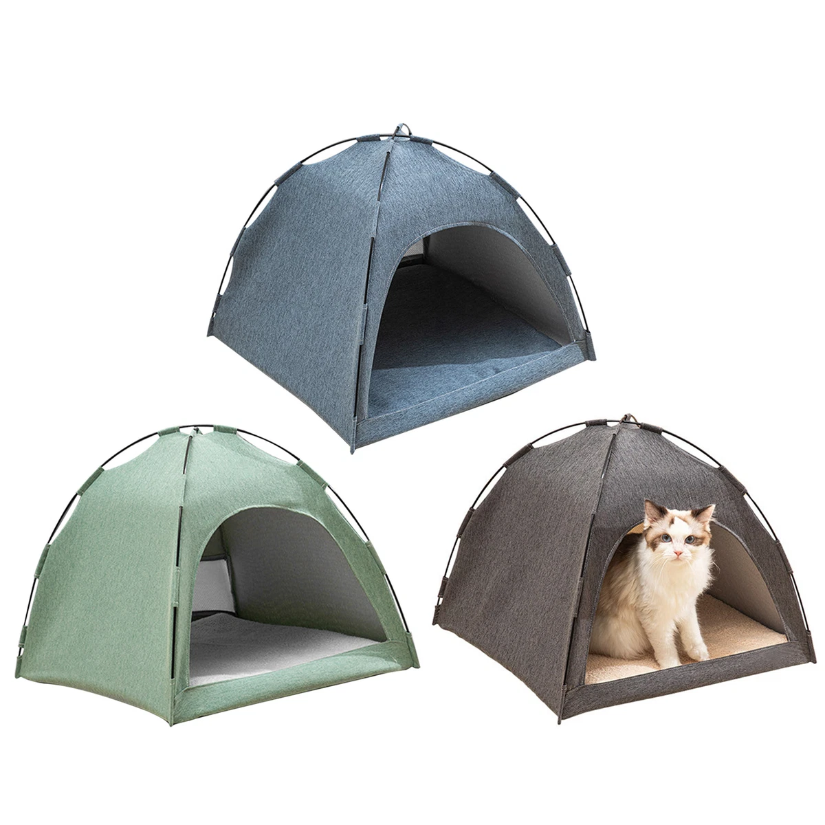 Cat top tent bed