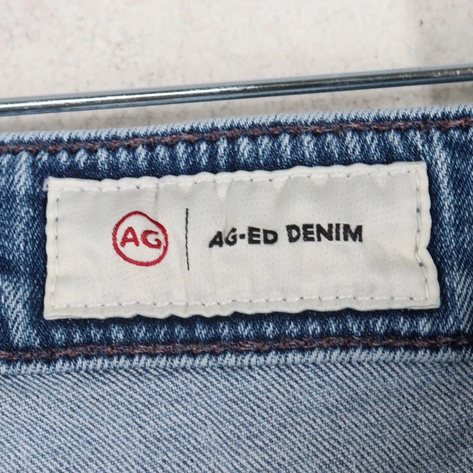 Pantalones de mezclilla Adriano Goldschmied para mujer talla 32x32 lavado claro bota Farrah tiro alto Foto 3 de 4