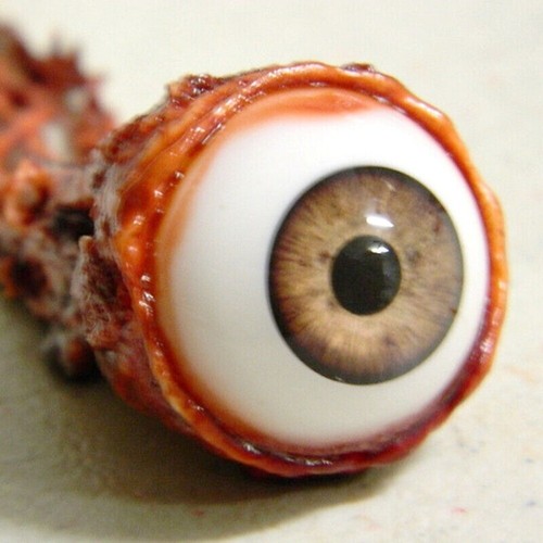 Random Color Latex Fake Eyeballs Eye Ball Glowing Prop Trick Party Decoration - Picture 4 of 7