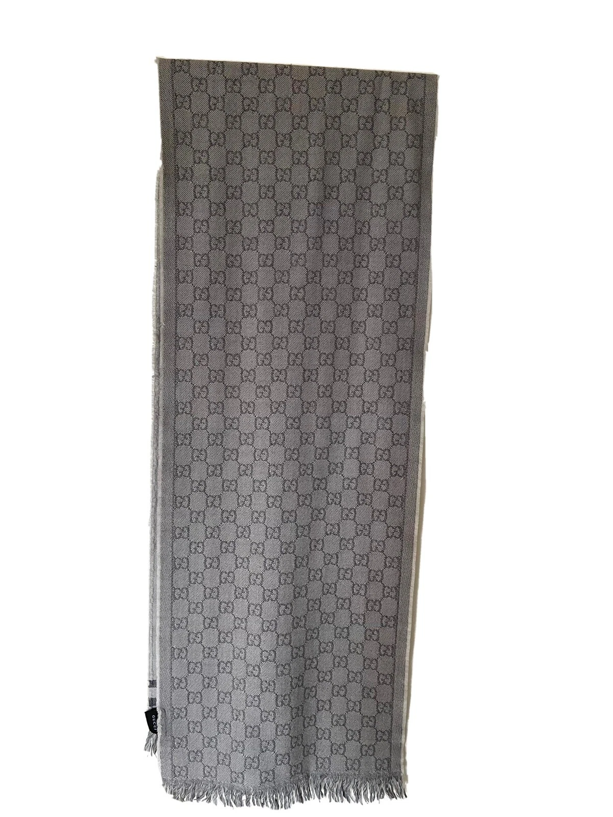 Écharpe laine gris Gucci