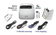 BrightLink 595Wi Interactive WXGA 3LCD Projector 6 Months Warranty