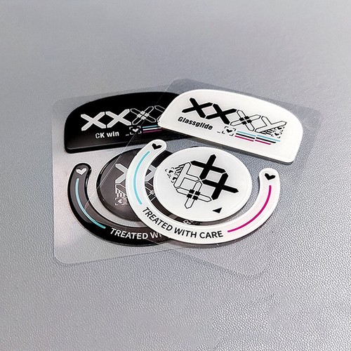 Glass Mouse Skates Glide Feet Pads Mouse Feet Sticker for G Pro X Superlight - Photo 2/10