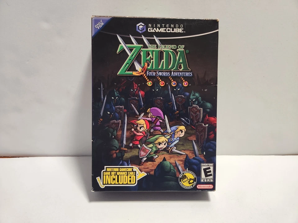 The Legend of Zelda: Four Swords Adventures (Nintendo GameCube) Big Box Complete - Image 2 of 4