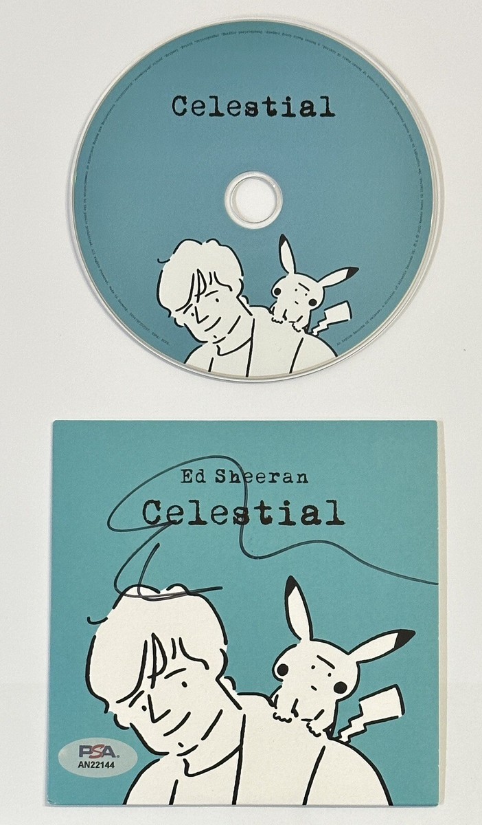 【直筆サイン入りCD】Celestial - Ed Sheeran 直筆サインCD Ed Sheeran Celestial エド・シーラン ポケモン