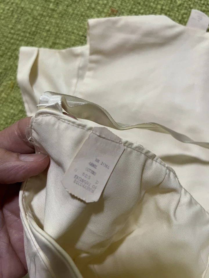 Juego infantil vintage de 3 piezas para niño, parte inferior a presión de una pieza, chaleco, sombrero, amarillo, Foto 4 de 4