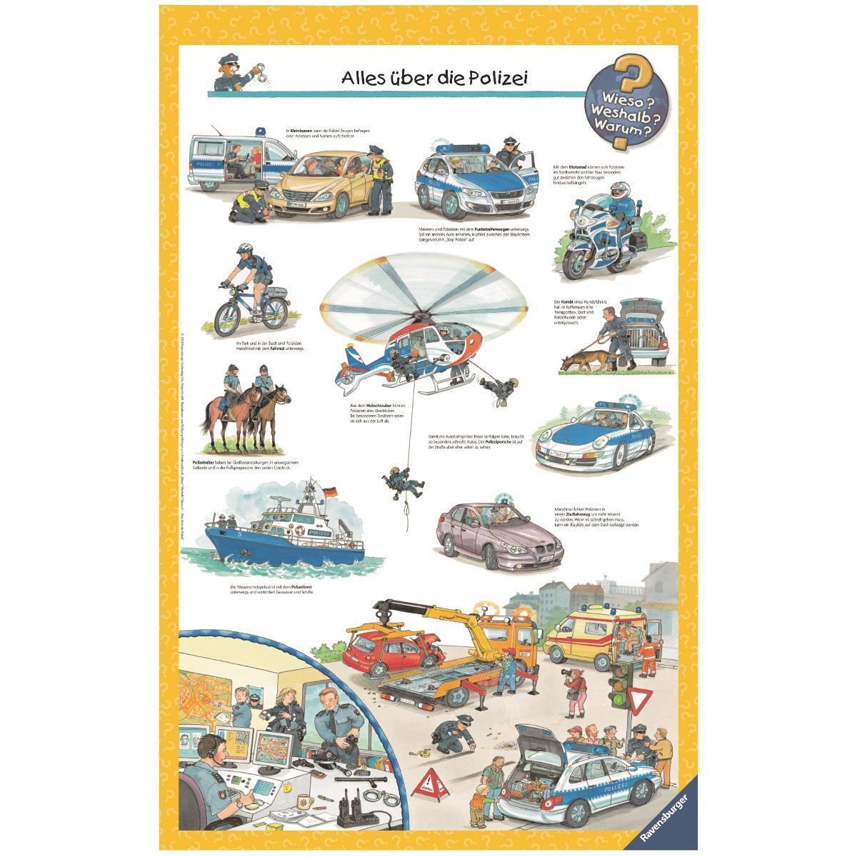 Thumbnail - Kinderbuch Wieso Weshalb Warum Alles Über Die Polizei Bd 22 |