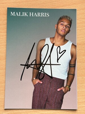 Malik Harris Autogrammkarte original signiert #S3370