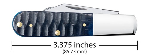 CASE XX 53981 BARLOW POCKET KNIFE LIMITED XX EDITION GATOR JIG OCEAN BLUE BONE - Picture 2 of 4
