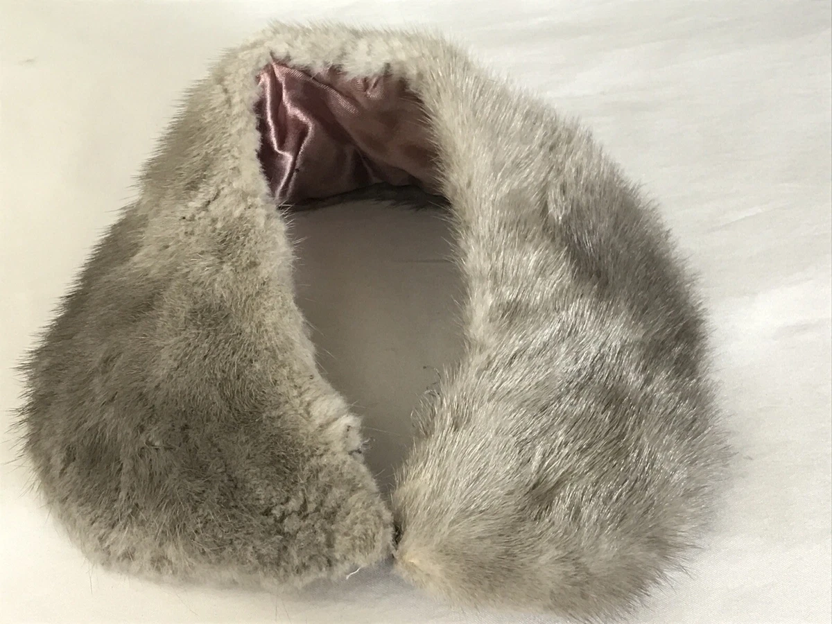Rabbit fur cheap collar