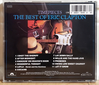 Eric Clapton Time Pieces The Best Of Eric Clapton CD Polydor | eBay