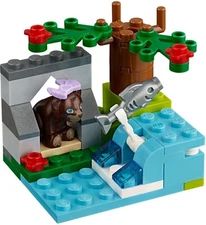 *NEW* Lego 41046 Friends BROWN BEAR'S RIVER Dog Animal *RETIRED*