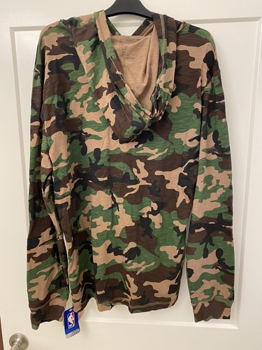$60.00 RETAIL Camo Chicago Bulls Men's L/S Hoodie Shirt NEW w/TAGS Camouflage - 第 3/7 張圖片