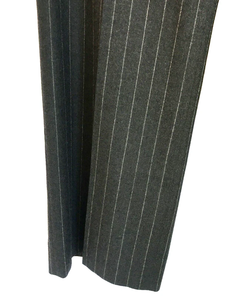 Peter Nygard 100% Virgin Wool Ladies Career Trousers Fully Lined Size 8 Charcoal - Image 4 of 4