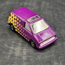 1985 Hot Wheels Ford Aerostar Van Metallic Purple with Yellow Dots — listing 6