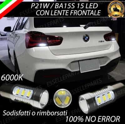 ELM COPPIA DI LUCI RETROMARCIA 15 LED P21W BA15S CANBUS BMW SERIE 1 F20 RESTYLING