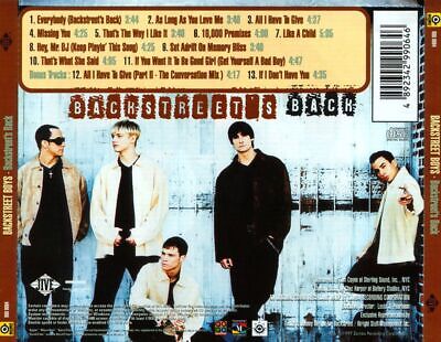 BACKSTREET BOYS - BACKSTREET'S BACK NEW CD 5013705168420| eBay BACKSTREET BOYS - BACKSTREET'S BACK NEW CD 5013705168420| eBay