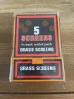 20mm Brass Gauze Pipe Screens 50 x 5 Packs Multi Listing