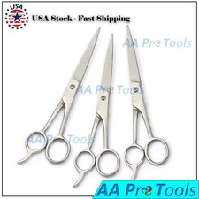 7.5" Shears Professional Barber Salon sharp edge Hair Cutting Scissors 3 of Lot