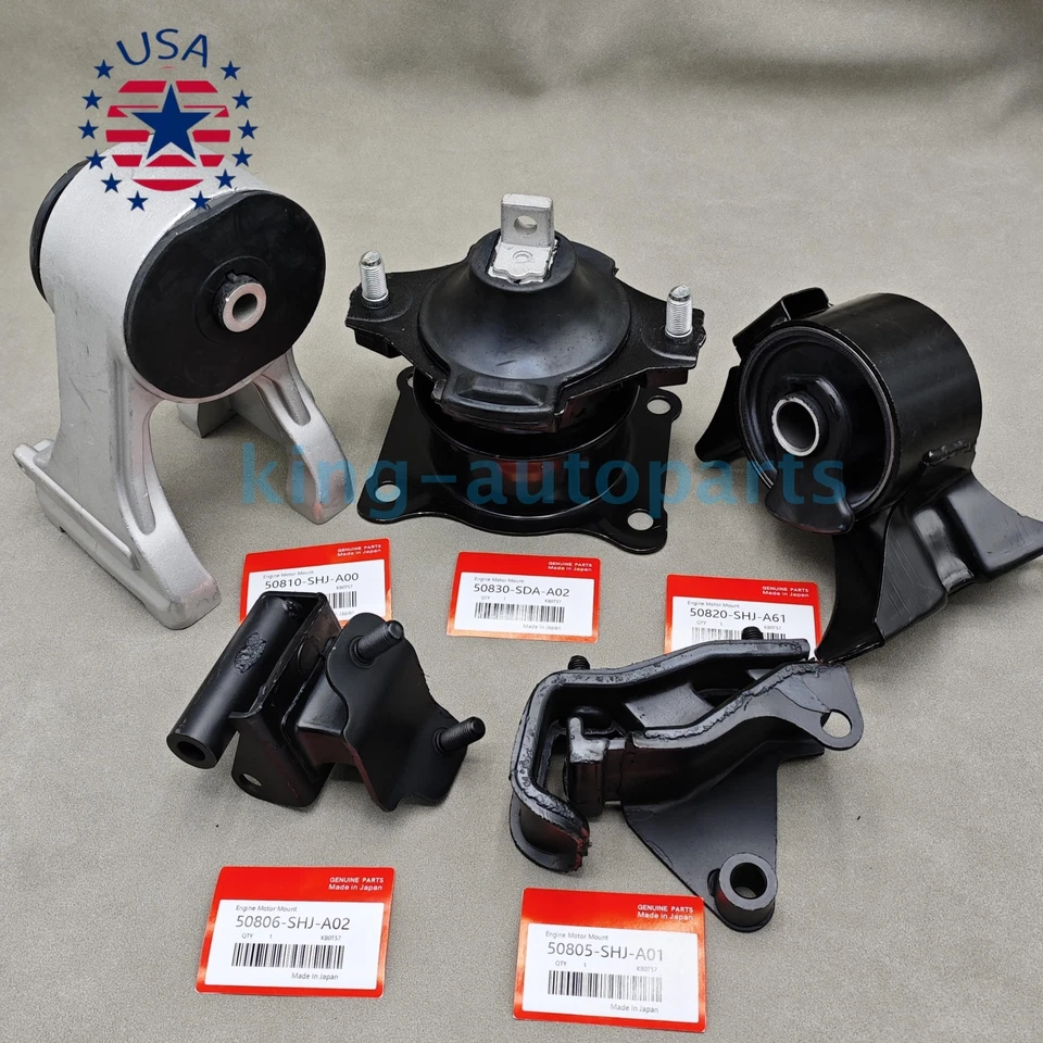 New ! 5×Motor Mounts Auto Transmission Set For 2008-2010 Honda Odyssey 3.5L VTEC Foto 3 de 4