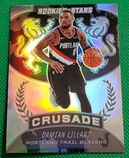 DAMIAN LILLARD 2020-21 Chronicles Rookies and Stars Silver Prizm Crusade 