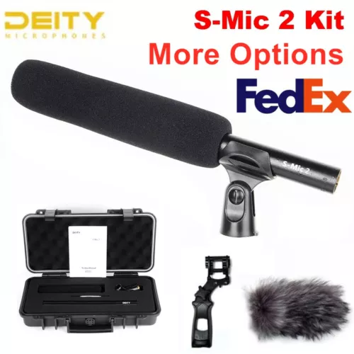 Deity S-Mic 2 Location Kit Broadcast Super Cardioid Condenser Video Microphone