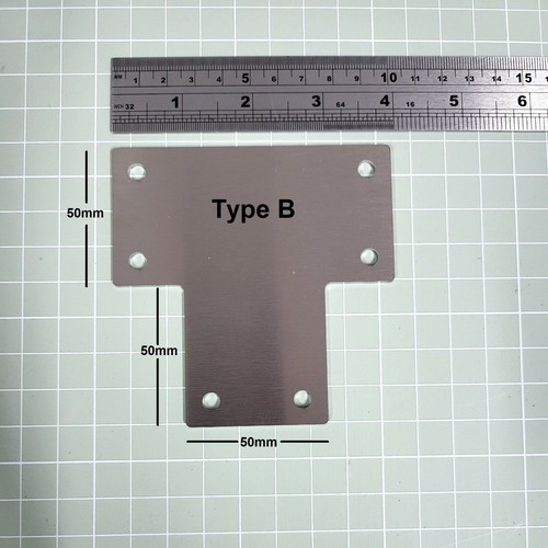 STAINLESS STEEL BRACKETS 1.5mm 304 GRADE STAINLESS JOIST BRACKETS- 1 x PAIR - Picture 9 of 12