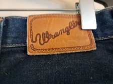 Vintage 70's Wrangler Jeans Women's 30x26.5 High Rise Waist Cowboy USA Classic