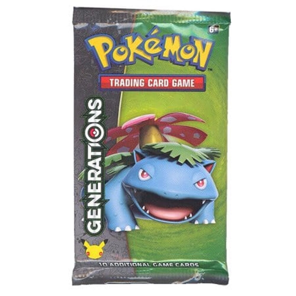 pokemon generations booster pack 未開封　1 Pokemon Cards Generations Booster Pack - Pikachu + Charizard
