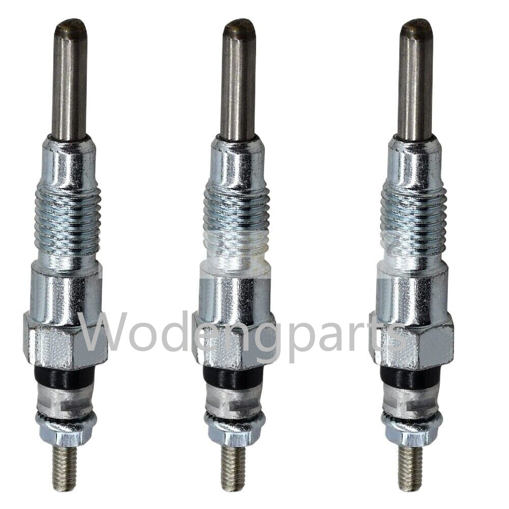 15694-65510 3X Glow Plug For Kubota D950 D600 D640 D850 D750 V1100 V1200 Z600