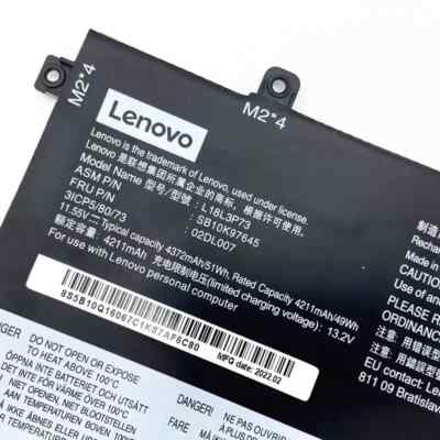 OEM 51Wh L18L3P73 SB10K97645 Battery For Lenovo ThinkPad T14 Gen 1st/2nd Series