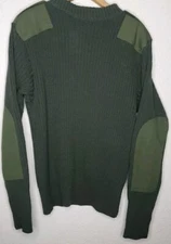 Defense Logistics Agency Valor Collection Sweater Mens 42 Military Green Wool