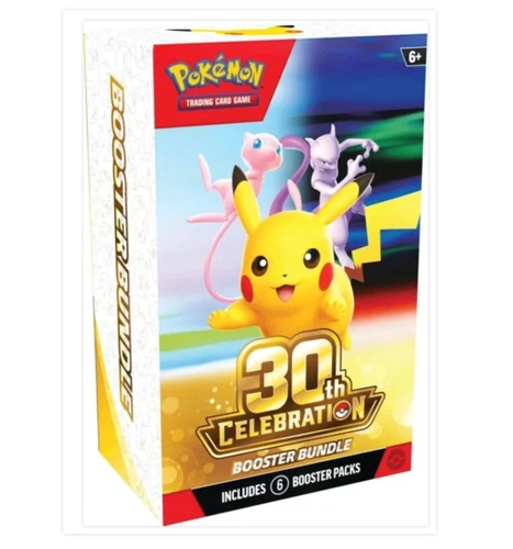 Pokémon TCG 30th Celebration Booster Bundle (6 Booster Packs) ✅ PRESALE ✅