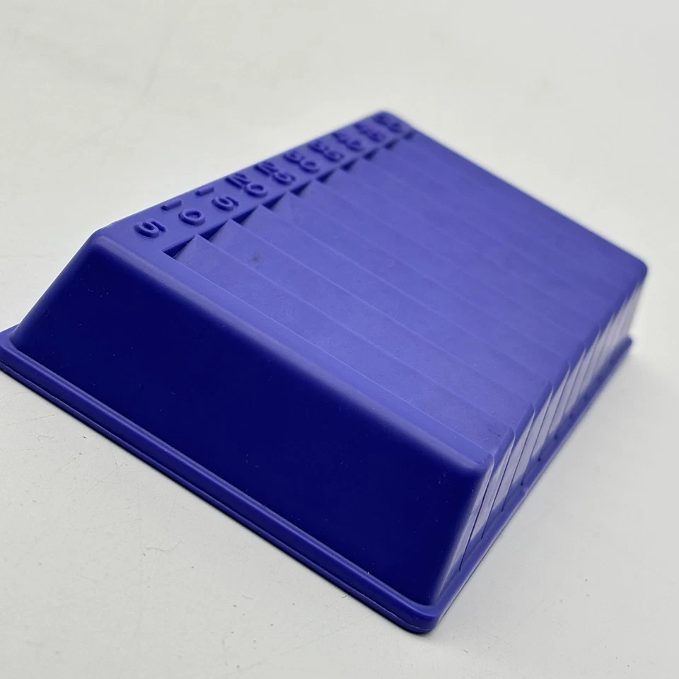 Peças de reposição para cartões de plástico roxo Rack-O 1992 - Imagem 2 de 2