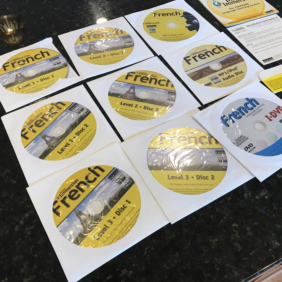 Instant Immersion French Levels 1,2,3 + Language Learning Software win/mac - Image 3 of 4