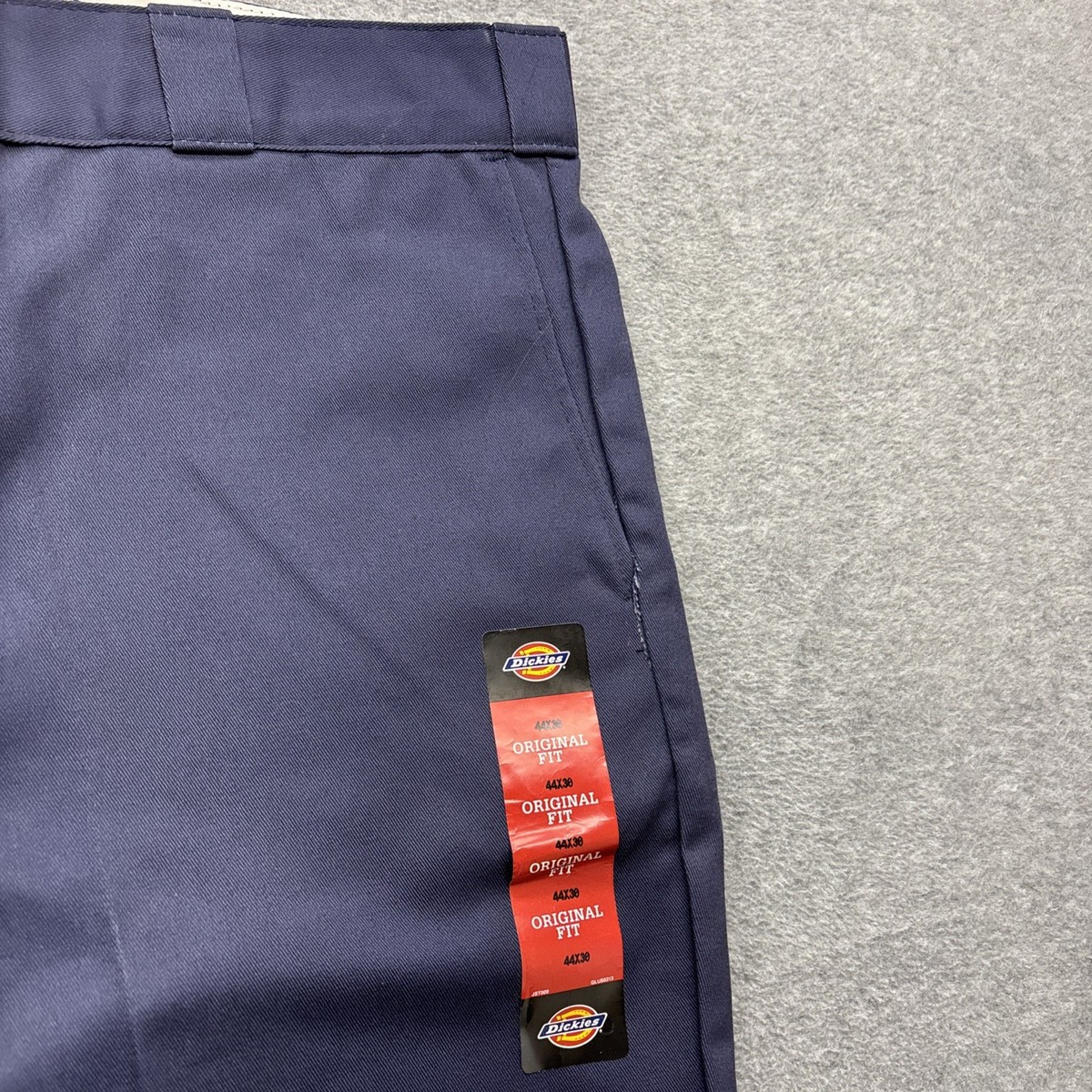 Dickies 874 Pants Mens 44x30 Original Fit Navy Blue Wrinkle