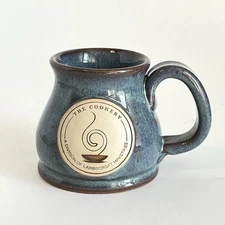 Sunset Hill Stoneware Mug The Cookery Lambscroft Ministries USA Blue