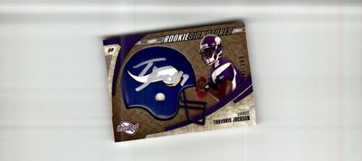 2006 Upper Deck Sweet Spot Tarvaris Jackson Gold Rookie Auto #/100 Rookie #242