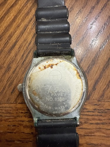 Orologio da polso Techno Pave placca argento ghiacciato Hip Hop Wr8358 - Foto 2 di 2