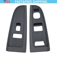 New Pair Power Window Switch Bezel Left Right...