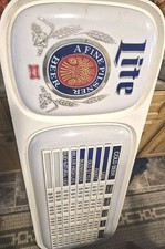 VINTAGE MILLER LIGHT BEER BAR,RESTAURANT SIGN 50" Lenght