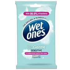 WET ONES WIPES EXTRA GENTILE TRAVEL SIZE 5 PACKS  75  WIPES