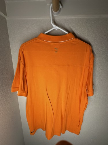 Puma Men’s Orange Short Sleeve Polo Shirt Size XL Sport Lifestyles - Picture 4 of 4