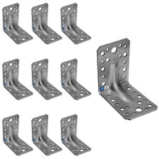 Schwerlast Winkelverbinder Bauwinkel Holzverbinder mit Sicke 10 Stk  2,5-3,0 mm