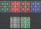 MOROCCO BRITISH AGENCIES / SG # 165 / 171 MNH FULL SET BLOCK OF 4 CV 218 EUROS