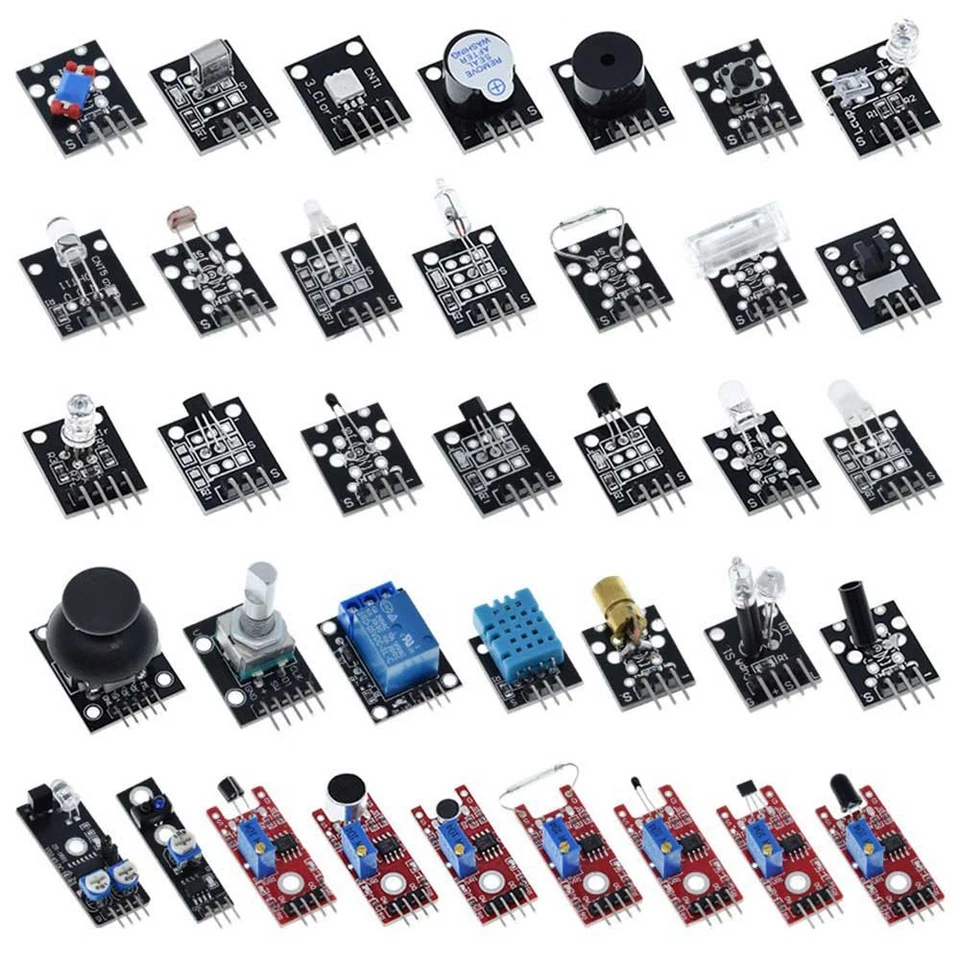 37 Sensor Module Kit für Arduino UNO R3 Mega 2560 Nano Pi DIY-Projekte Starter - Bild 2 von 4