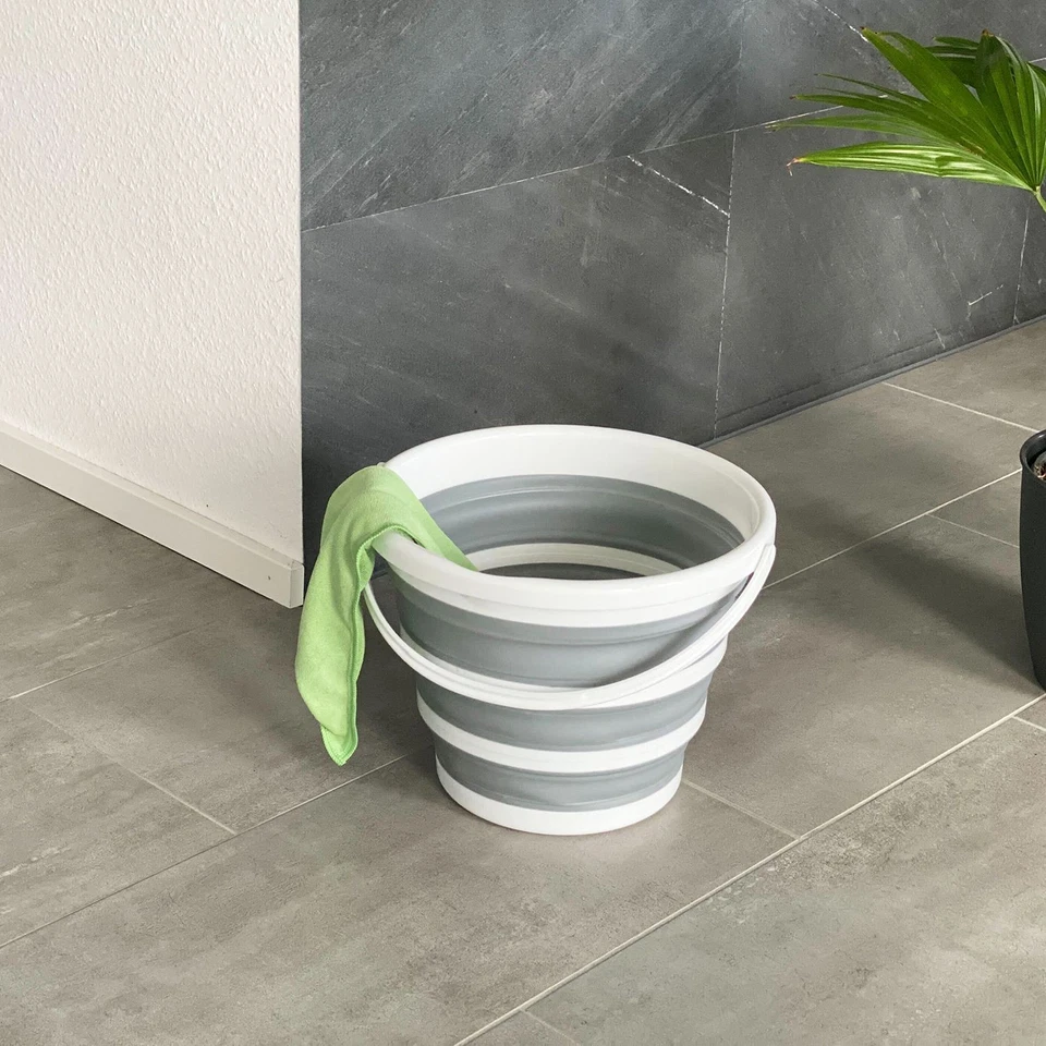 Eimer Faltbar 10 L Falteimer Putzeimer Wassereimer Mülleimer zusammenfaltbar - Bild 4 von 4