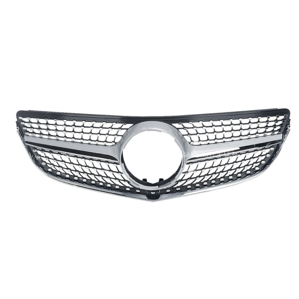Empuñadura de parachoques plateada para Mercedes Benz Clase E W207 2014-16 E250 E350 E400 E500 Foto 3 de 4