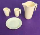 Vintage Barbie Accessories Pitcher Cups and Plate for Mod Barbie