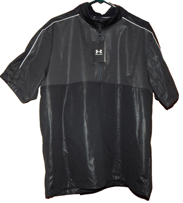 ウェア S Under Armour Drive Wind Short Sleeve Mens 1/2 Zip Golf Top Size XL