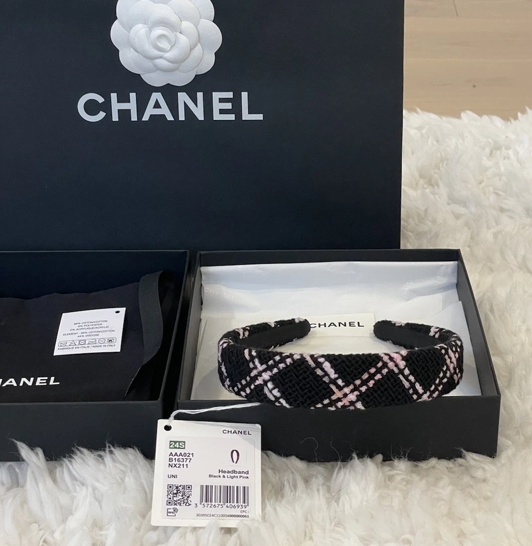 CHANEL Black Headband Hair Accessories for Women | eBay display picture 1